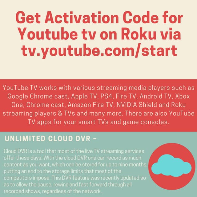 Get Activation Code for Youtube tv on Roku using