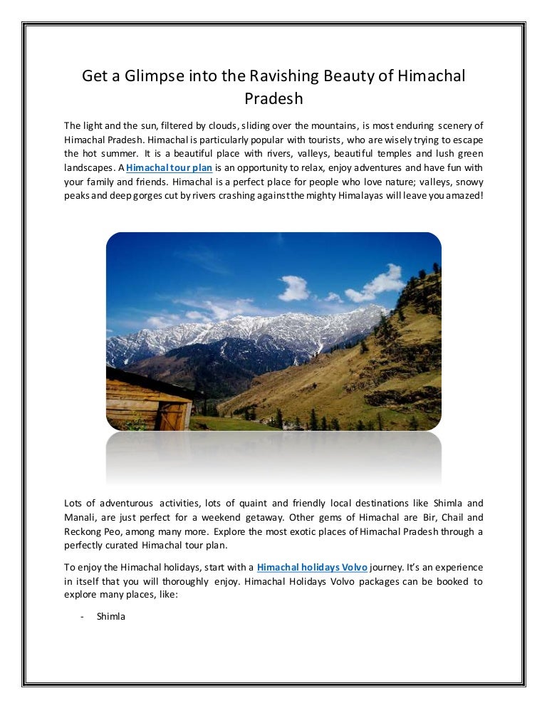 50+ Beauty of himachal pradesh essay ideas in 2021 