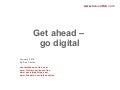 Get Ahead - Go Digital