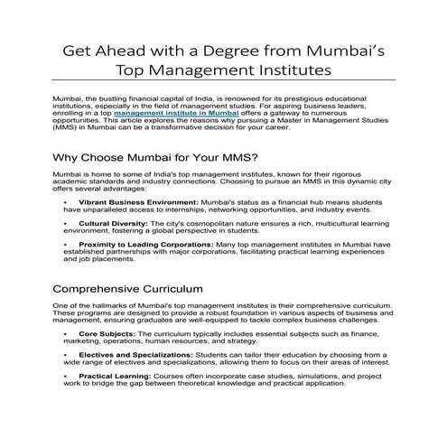 MBA_Transcript | PDF