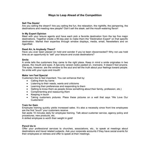 Get a jump on the competition r1 2