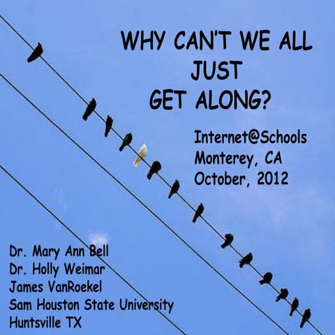 Can't We All Just Get Along