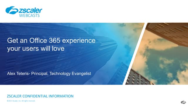 Get an office 365 expereience your users will love v8.1