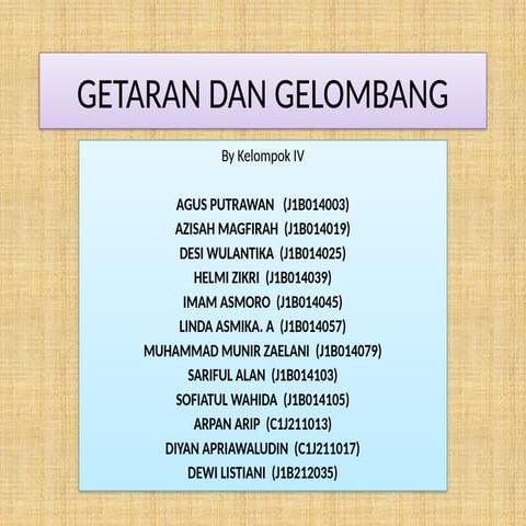 getaran dan gelombang materi presentasi kelas 8 madrasah tsanawiyah nasymut candi.pptx