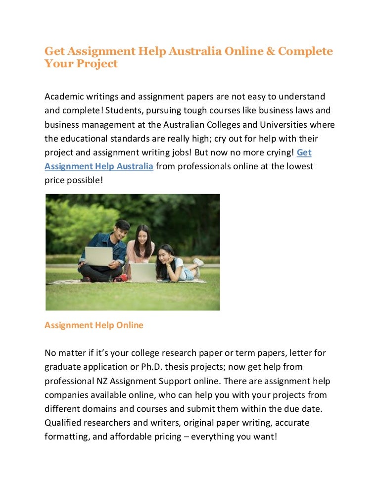 get assignment help online