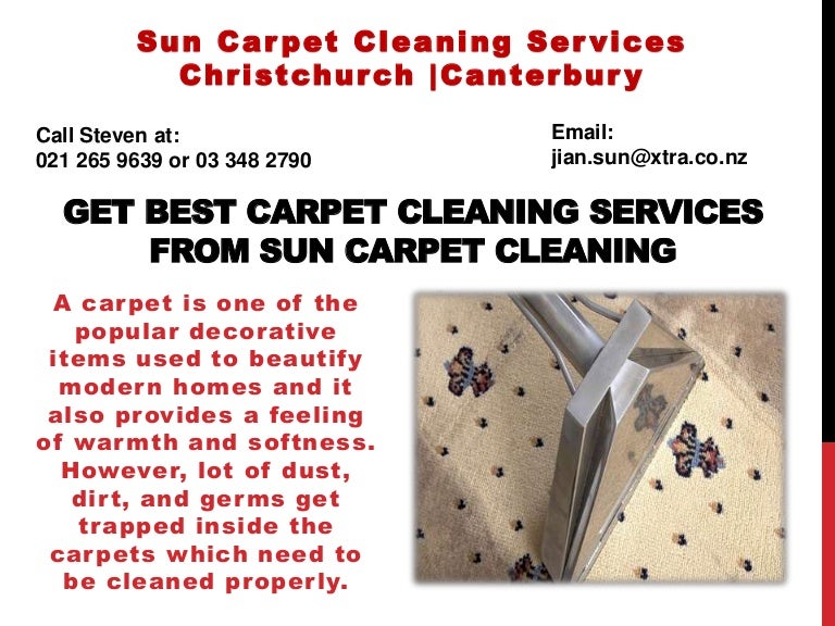 Get Best Carpet Cleaning Services From Sun Carpet Cleaning