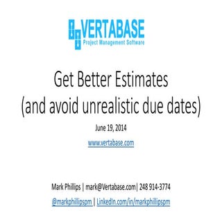 Get better estimates and avoid unre...