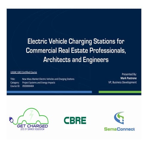 Electric Vehicle Charging Stations for Commercial Real Estate Professionals
