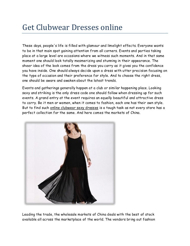 clubwear online
