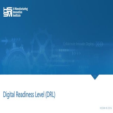 Digital Readiness Level (DRL), Simon Barnes