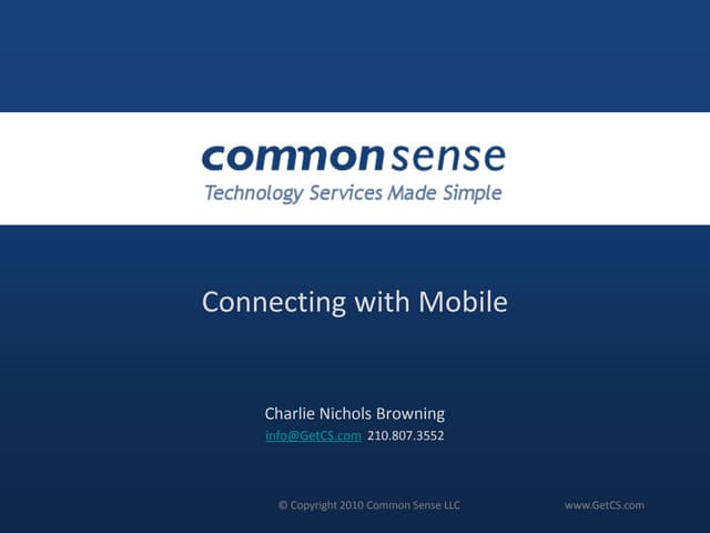 Mobile Marketing Tips