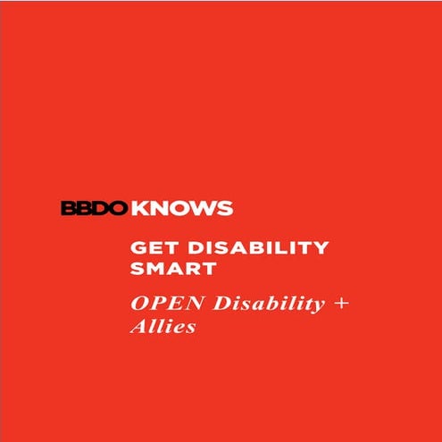 Get Disability Smart - OPEN Disability + Allies