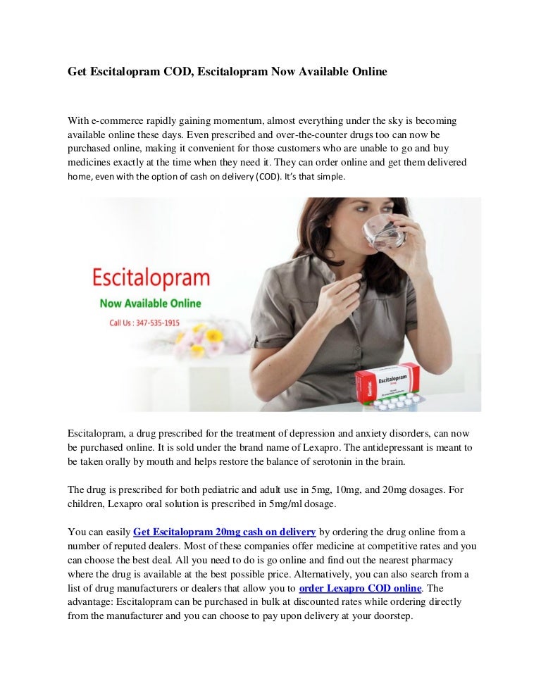 Buy online lexapro