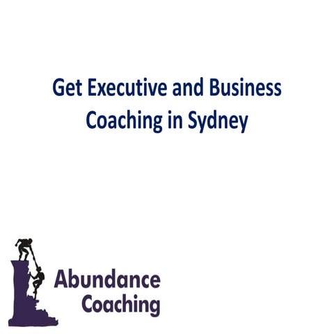 Get Executive and Business Coaching in Sydney with Abundance Coaching