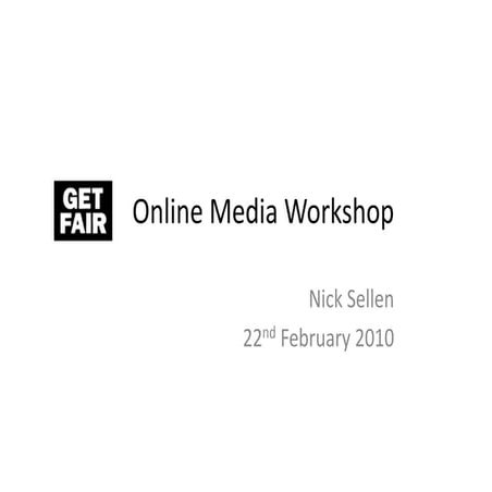 Getfair Workshop
