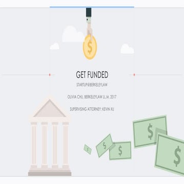 Startup Basic #2: Get funded