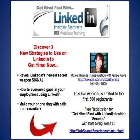 Get hired on linkedin