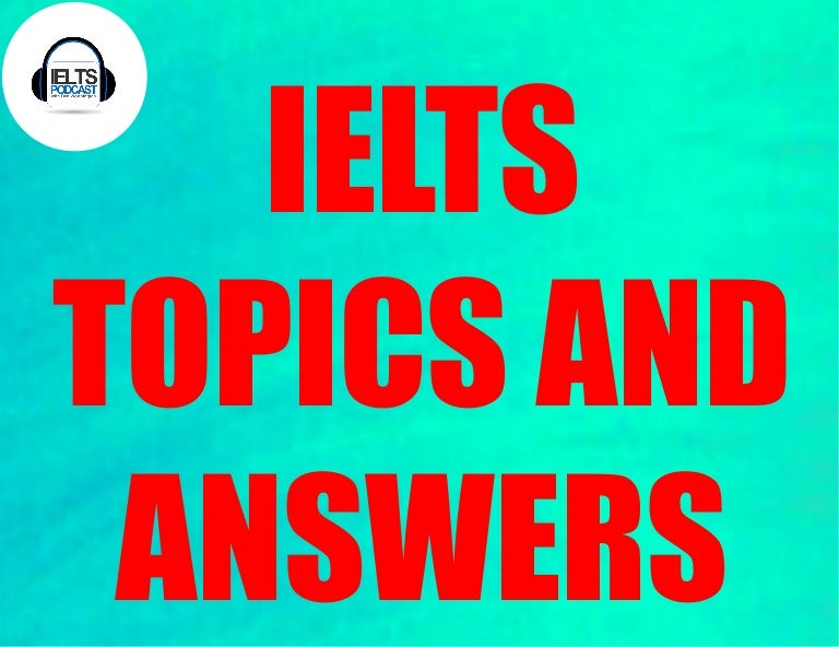 ielts writing essay topics