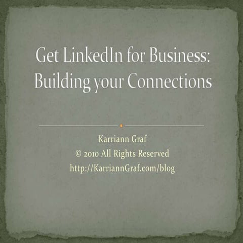 Get LinkedIn for Business