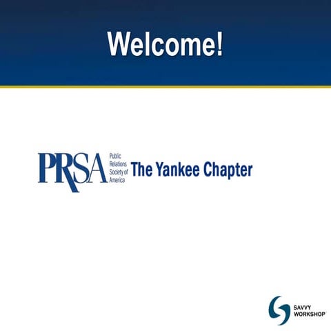 Get LinkedIn Savvy for Yankee PRSA