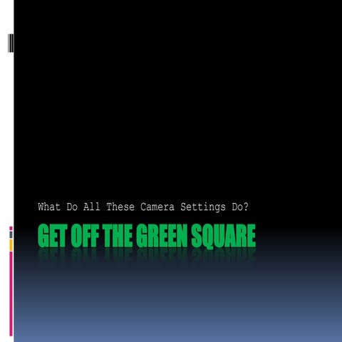 Get Off The Green Square