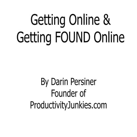 Get online and_get_found