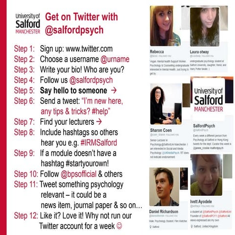 Get on twitter with @salfordpsych
