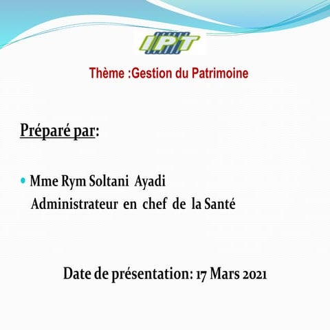 Gestion du patrimoine