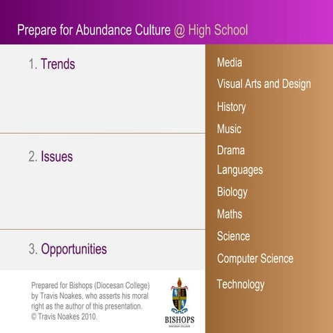 Get Ready For Abundance Culture At High School