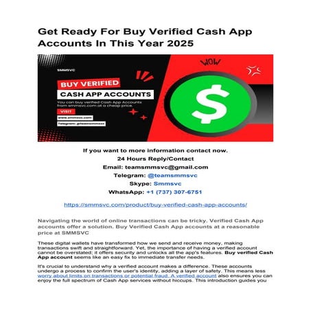 Get Ready For Buy Verified Cash App Accounts In This Year 2025.docx