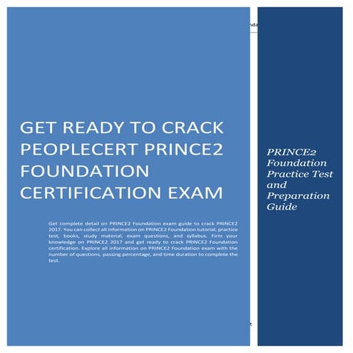PRINCE2-Foundation受験内容