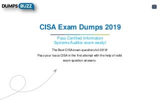 CISA Vorbereitung