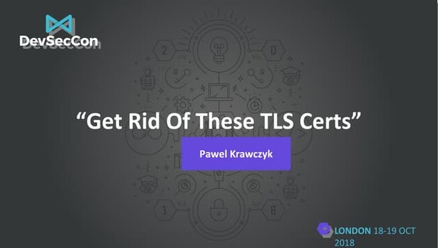Get rid of TLS certificates - using IPSec for large scale cloud protection
