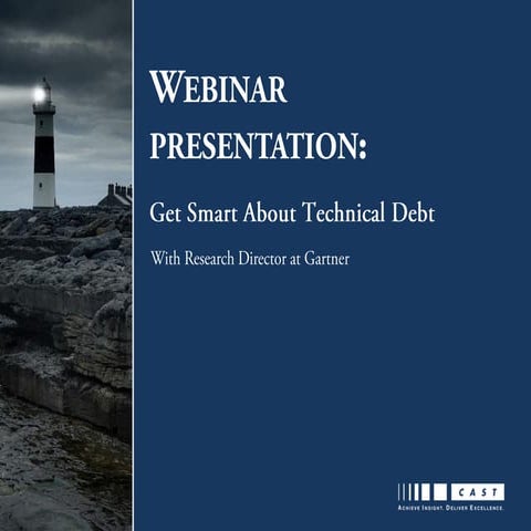 Get Smart About Technical Debt