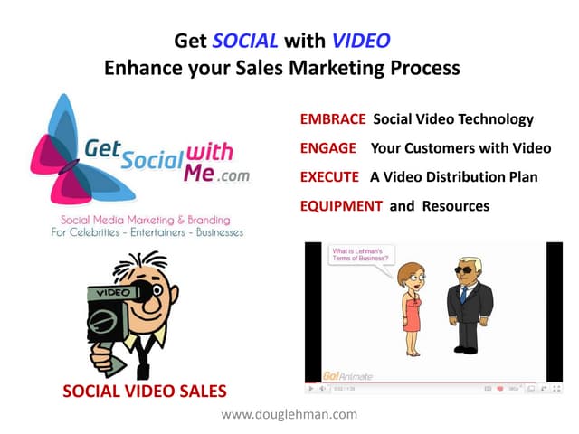 Get social with video marketing June 9 Social Selling Video