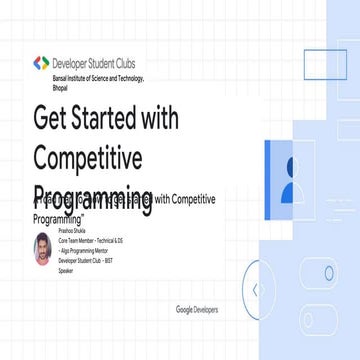 Get started with competitve programming