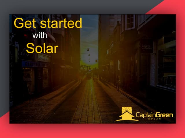 Get started with solar