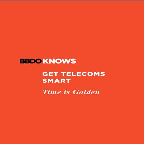 Get Telecoms Smart with Ovum - Time is Golden