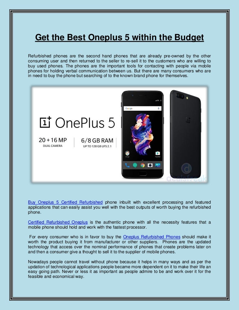 is it worth it to buy a refurbished phone