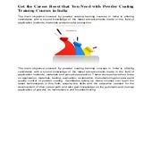 Get the career boost that you need with powder coating training courses