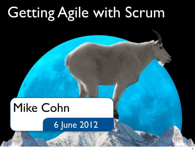 Getting Agile with Scrum