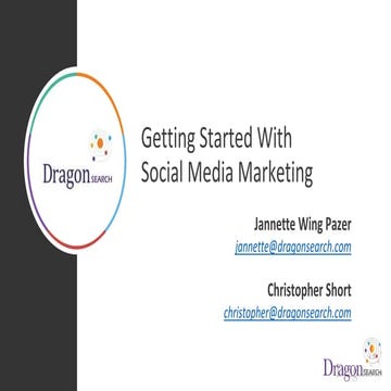Getting Started with Social Media Marketing