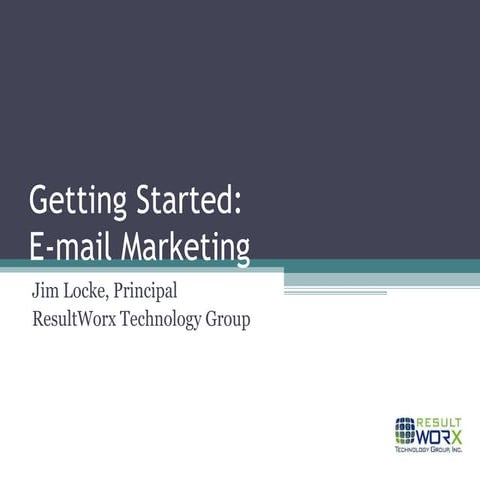 Getting Started with Email Marketing
