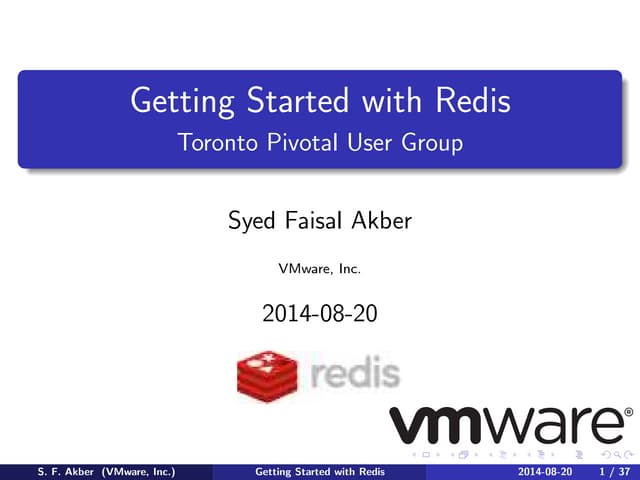 Getting Started with Redis