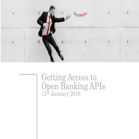 Getting access to open banking apis