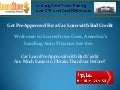 Auto Loans for Low Credit Scores