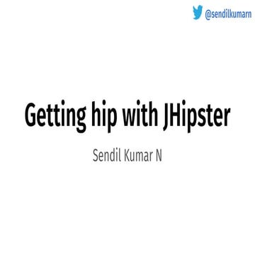Getting hip with j hipster