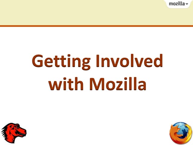 Getting involved mozilla