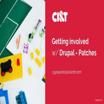 Getting Involved w/ Drupal - Patches