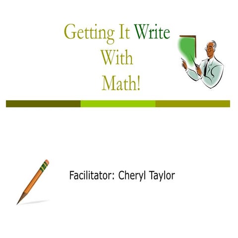 Getting It Write With Math!2